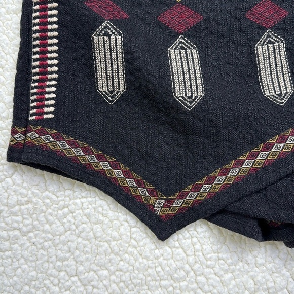 NWT Desigual Studded Embroidered 
Fringed Boho Festival Skort - Picture 4 of 16